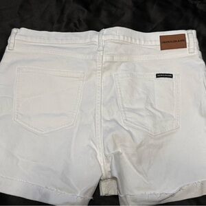 Calvin Klein Jeans White Core Denim Shorts